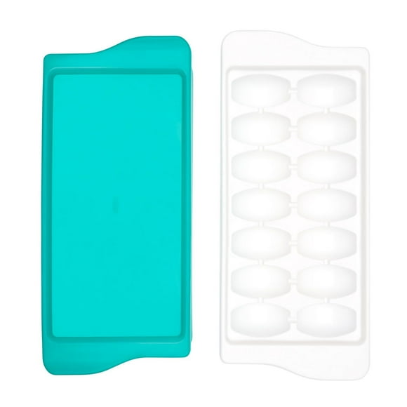 OXO Tot - Plateau de Congélation pour Nourriture de Bébé - Contenants pour le Congélateur - Idéal pour Portionner, Conserver et Congeler la Nourriture de Bébé - Repas - Turquoise
