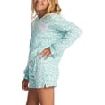 thumbnail image 4 of Billabong Kids' Girls' Youth The Shore Wave Print French Terry Shorts (X-Small, Seafoam), 4 of 5