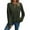 Green, variant on Women's Deep V Neck Quilted Sweatshirt, Solid Color Long Sleeve Pullover, Textured Casual Top, Fall Winter Everyday Wear, Loose Fit V Neck Shirt, Quilt Pattern Sweatshirt Green XXL
