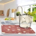 thumbnail image 5 of FREEAMG Festival Decoration Dish Drying Mat for Kitchen Counter,Super Quick Absorbent Composite Sponge Dish Drying Pad,Heat Resistant Non-Slip Rack Tableware Mat, 18x24 Inch, 5 of 7