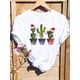 thumbnail image 5 of Camiseta con estampado de árbol de gato para mujer, ropa con estampado de Feliz Navidad y Año Nuevo, 2025, 5 of 5
