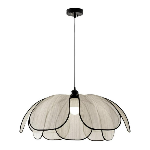 Lámpara de techo colgante estilo bohemio con forma de flor y bombilla E27 diámetro 60cm