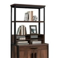 thumbnail image 3 of Pemberly Row Engineered Wood and Metal Utility Hutch in Barrel Oak, 3 of 10