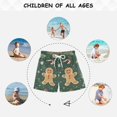 thumbnail image 6 of FORMRS Boys Swim Trunks Quick Dry Mesh Liner Boardshorts Sizes XS-XL, Christmas Gingerbread, 6 of 7