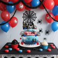 thumbnail image 4 of Fiesta de Halloween con temática de arañas y telarañas de Cake Toppers ZWLIYCHN, 4 of 7