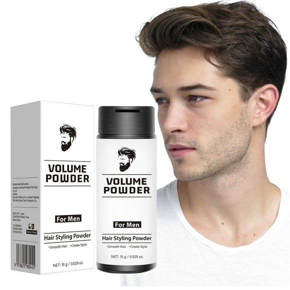 EGNMCR Texture Powder For Men To Apply Instantly Adds Texture Volume Natural Ingredients Strong Hold Hair Powder For Men 15g Dry hairing powdering