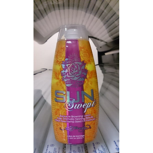 Ed Hardy Sun Swept DHA FREE Bronzer Indoor Tanning Bed Lotion w/ Hemp