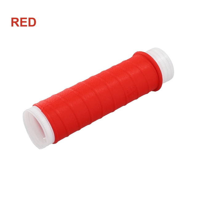 Canne à Pêche Poignée en Silicone Antidérapante Absorbant la Sueur Sangle Rouge