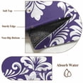 thumbnail image 6 of Purple Boho Area Rugs 8'x10', Washable Small Throw Rugs for Living Room Patio, Vintage Classic Bohemia Flower Textured Indoor Outdoor Rug Non-Slip Low Pile Carpet Runner Reversible Floor Mats, 6 of 8