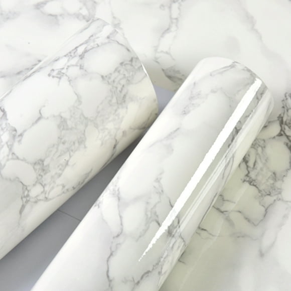 Labymos 2m Marble Pattern Water-resistant Moistureproof Removable Self Adhesive Wallpaper Peel & Stick PVC Wall