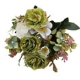 thumbnail image 2 of SPRING PARK 1 Bouquet Artificial Fake Roses Flowers Foam For Home Decorations Wedding Party, 2 of 7