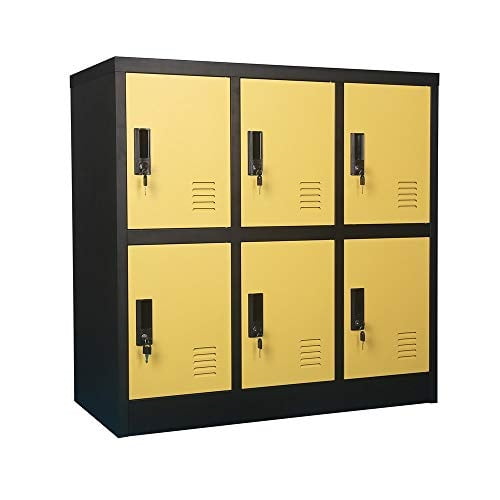 Small Office Storage Locker Cabinet Organizer For Employee School Locker For Kids Mini Size Yellow W6d Walmart Com Walmart Com