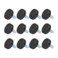 thumbnail image 4 of 12 Uds. Niveladores de pies de muebles de rosca de 1/4 "soporte de pies niveladores de rosca accesorio de 200 tornillo roscado para Bar escuela, 4 of 8