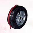 thumbnail image 5 of 1pc Car Tire Protection Cover Spare Tire Cover Snow Tire Dust Cover Convenient Collection Storage Bag Universal Tire Storage Bag, 5 of 6