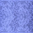 thumbnail image 1 of Ahgly Company Indoor Square Oriental Blue Industrial Area Rugs, 8' Square, 1 of 4