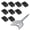 10 Ports 1key, variant on Lerpwige HDMIs Port Blocker Security Blockers Key Lock For Data Safety Dust Barrier