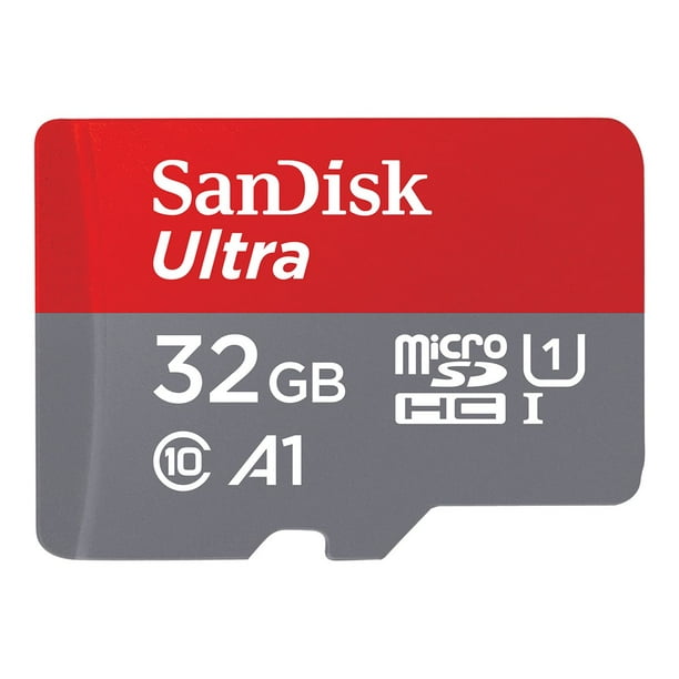 Bereiken wijsheid verraden SanDisk Ultra - Flash memory card (microSDHC to SD adapter included) - 32  GB - A1 / UHS-I U1 / Class10 - microSDHC UHS-I - Walmart.com