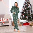 thumbnail image 7 of FORMRS Onesies Pajama for Adults Unisex Hoodie Winter Jumpsuit One Piece Sleepwear, Sizes S-2XL, New Year Tree Pattern, 7 of 7
