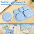 thumbnail image 4 of HLONK 24 Pcs Kids Plates and Bowls Sets Stackable Dinnerware Cutlery Set Lightweight Unbreakable Tableware Set Multipurpose Toddler Dinnerware Set for Home School Office Picnic, 4 of 10