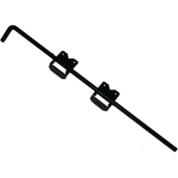 Vinyl Fence Gate Double Gate Hardware Kit BLACK (for Vinyl, PVC etc