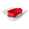 thumbnail image 1 of CNKOO Tastless Microwave Steamer Removble Microwavable Food Cooker Home Kitchen Food Container, 1 of 9