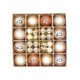thumbnail image 4 of Juego de 44 bolas navideñas para colgar en el árbol de Navidad, brillantes Dorado champagne, 4 of 9