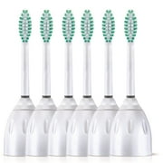 Replacement Brush Heads Compatible with New E-Series for Philips-Sonicare 6 Pack