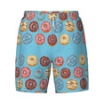 thumbnail image 4 of Lsque Mens Swim Trunks Cute Donut Pattern - Bathing Suit Compression Liner - Beach Swim Shorts Swimwear - (S-3XL) - Stretch Quick Dry -3X-Large, 4 of 9