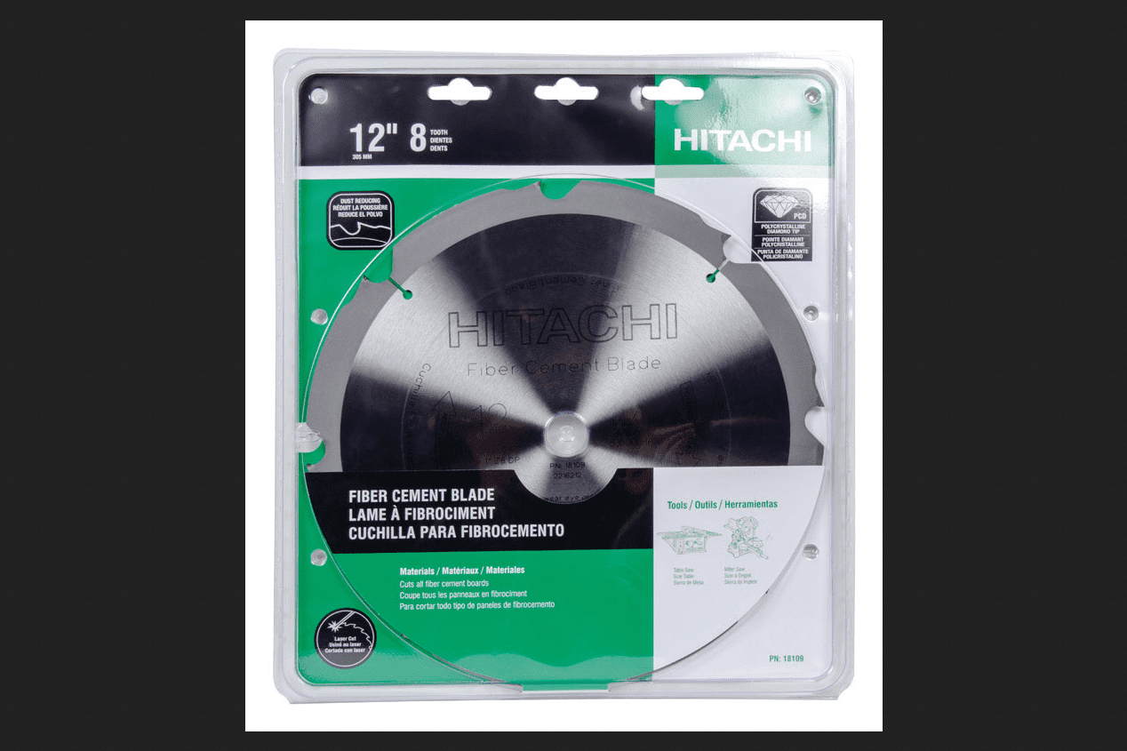 8-Teeth 12-Inch Saw Blade Hitachi Fiber Cement Circular Saw Blade 