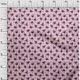 thumbnail image 3 of oneOone Velvet Dark Magenta Fabric Utensils Cup Craft Projects Decor Fabric Printed By The Yard 58 Inch Wide, 3 of 4