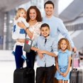 thumbnail image 4 of Funda para pasaporte, cartera Fintie Family, de nailon, con bloqueo RFID, 4 of 8