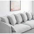 thumbnail image 4 of Modway Avalon Slipcover Fabric Sofa in Light Gray, 4 of 11