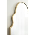 thumbnail image 4 of Kate and Laurel Vania Moroccan Arch Decorative Wall Mirror, 20 x 34, Gold, Modern Arched Scalloped Boho Mirror with Large Size for Stunning Home Decor, 4 of 9