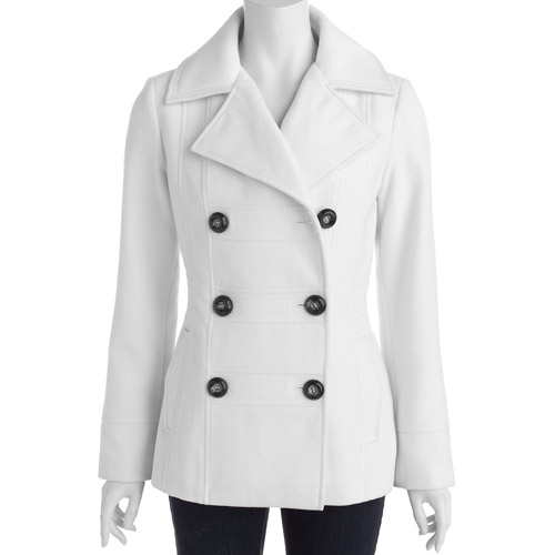 Women's DoubleBreasted Faux Wool Peacoat