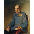 thumbnail image 2 of John Quincy Adams 12x14 Gold Ornate Wood Frame and Double Matted Museum Art Print Titled - Emperor Franz Joseph I in the Service Uniform of an Austrian Field Marshal (1914), 2 of 4