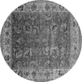 thumbnail image 1 of Ahgly Company Indoor Round Oriental Gray Traditional Area Rugs, 6' Round, 1 of 4