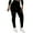 Black, variant on Women's High-Waist Zipper Pocket Yoga Leggings - Plus-Size Stretchy Tummy Control Seamless Workout Pants, Squat-Proof Athletic Sportswear for Gym & Casual