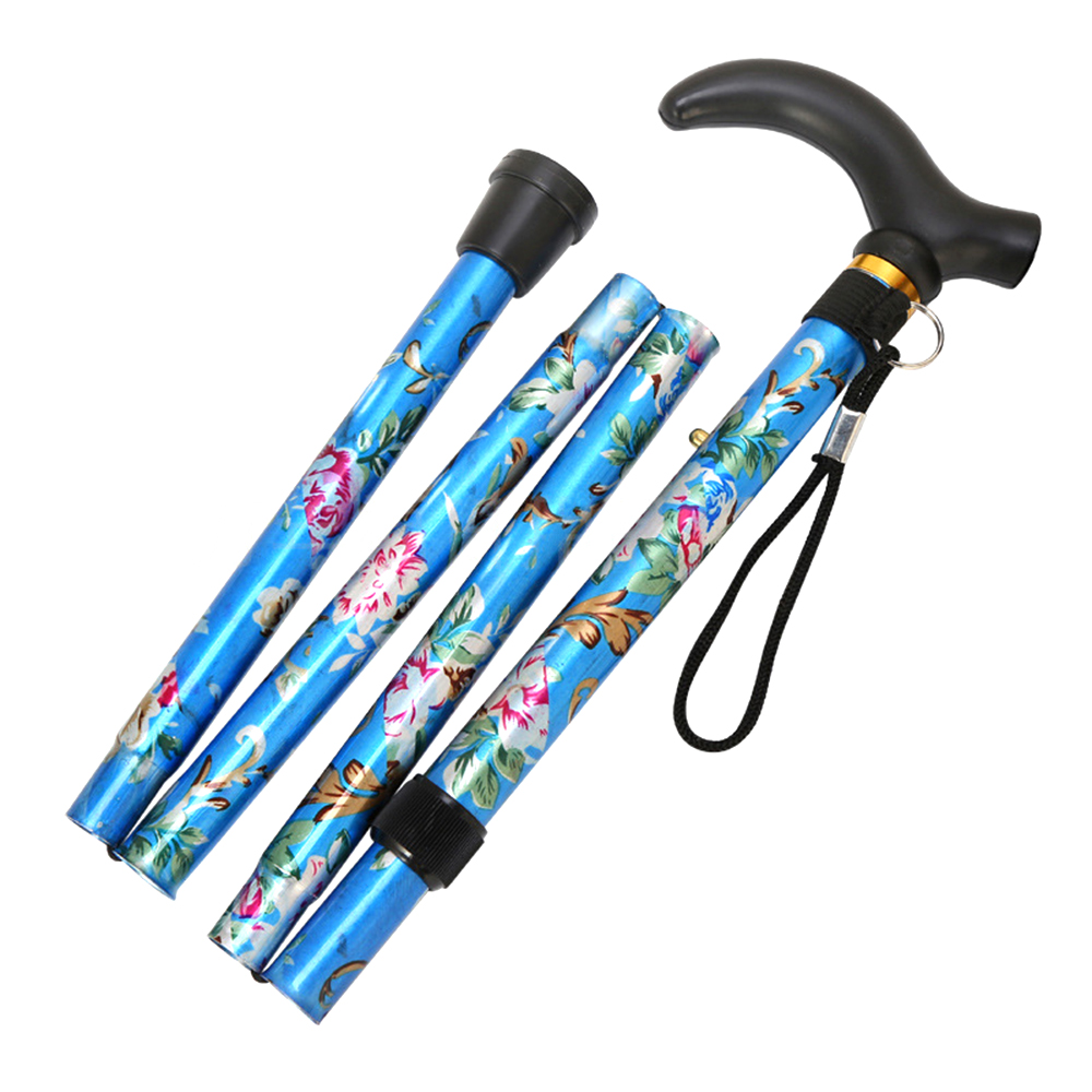 BToBackYard Highgrade Aluminum Alloy Fivesection Folding Cane