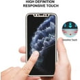 thumbnail image 3 of [2 Pack] Mignova iPhone 11 Pro Max Screen Protector, Front + Back 9H Hardened Tempered Glass Film [Anti-Scratch] [no Bubble] [3D Touch] for iPhone 11 Pro Max 6.5 inch Case(Rose Gold), 3 of 7