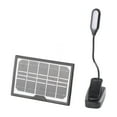 thumbnail image 1 of Lámpara de escritorio solar ANGGREK recargable Luz de día cálida Luz blanca sin parpadeo Clip de cuello de cisne flexible 5V, 1 of 8