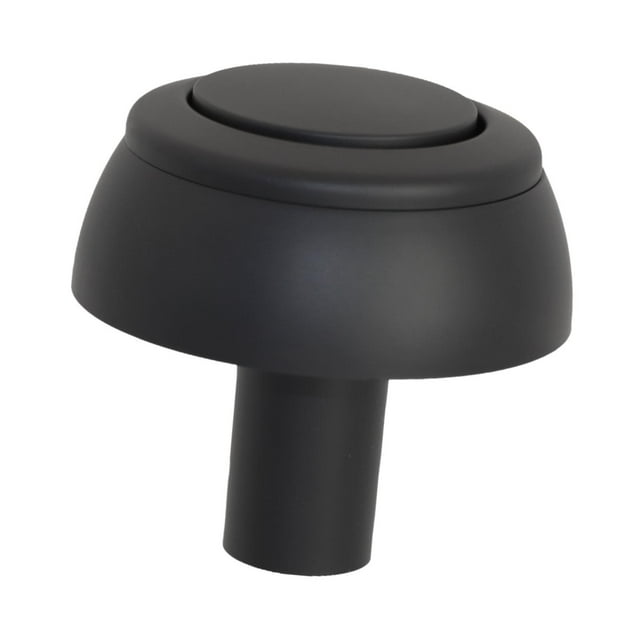 Botón pulsador de inodoro, cisterna de inodoro de una descarga, reparación de inodoros de baño Negro