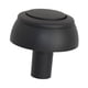 thumbnail image 1 of Reemplazo de botón de inodoro de un solo descarga piezas de reparación de baño de baño simples fáciles de instalar para el baño de hoteles de baño Negro, 1 of 9