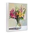 thumbnail image 3 of Stupell Industries Bold Blooms Glass Vase White Framed Giclee Art design by Riley B, 30 x 24, 3 of 8