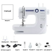 Mini Portable Sewing Machine Built in 12 Stitches Multifunctional Home Double Thread Foot Pedal