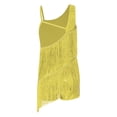 thumbnail image 2 of Sywiyi Girls Shiny Diamonds Tassel Fringe Latin Jazz Dance Dress Salsa Samba Rumba Cha Cha Tango Gold 12, 2 of 5