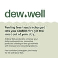 thumbnail image 7 of Dew Well Refreshing Deodorant Wipes - 50 Individually Wrapped Wet Wipes for Body, Face, and Armpits - Travel Size Toiletries for Men and Women - Aluminum, Paraben, and Sulfate Free (Cucumber Scent), 7 of 7