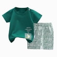 thumbnail image 3 of Toddler Boys Clothes Summer Outfit Sets, Toddler Kids Baby Boy Clothes Summer Outfits Cartoon Animal T Shirt Tops & Shorts Set 1t 2t 3t 4t 5t 6t Boys Cute Summer Clothes Sets Kaprioy Baby Boy Clothes, 3 of 9