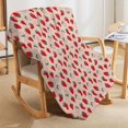 thumbnail image 3 of Throw Blanket Strawberry Blanket for Adult Kid Soft Cozy Warm Fluffy Flannel Bed Blanket for Chair Couch Sofa Home Decor All Season Gifts for Christmas Birthday Anniversary Valentines 60"*80", 3 of 6