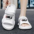 thumbnail image 4 of Men's Beach Slippers with Soft Low Arch Support Comfortable Thick Sole Anti Slip Easy To Clean, 4 of 5