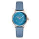 thumbnail image 1 of Reloj de pulsera informal de cuarzo para mujer con esfera redonda y aspecto bonito a la moda (azul), 1 of 4
